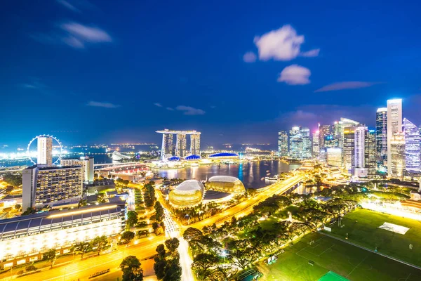 Prachtige architectuur gebouw van de buitenkant van de stad singapore — Stockfoto