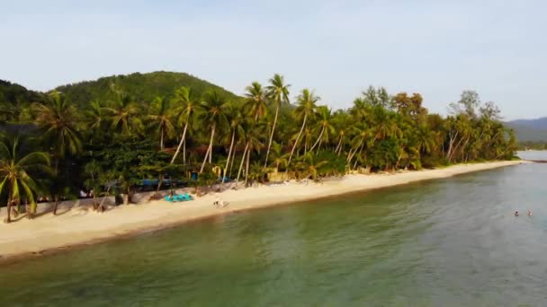 Imágenes Tranquilas Hermoso Mar Ondulado — Vídeo de stock