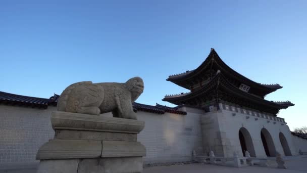 Filmaufnahmen Berühmter Chinesischer Tempel — Stockvideo