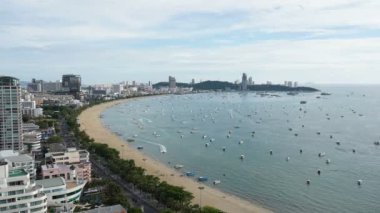 güzel Pattaya şehir, Tayland doğal zaman atlamalı görüntüleri