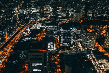 Güzel yapı ve Mimarlık Yokohama şehir manzarası