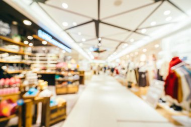 Soyut bulanıklık ve ufuk alışveriş merkezi mağazası