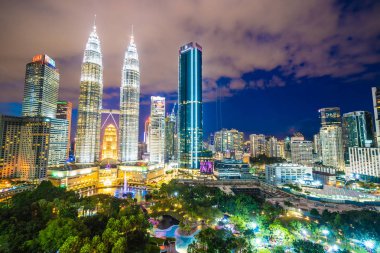 Dış Kuala Lumpur şehirde bina güzel mimari