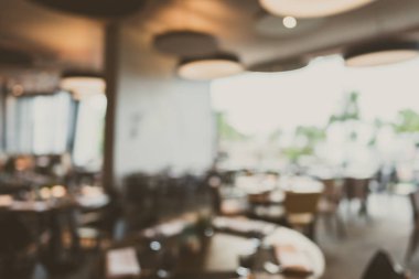 Soyut bulanıklık ve defokus restoran ve kafe cafe interi