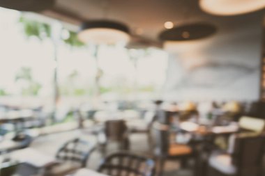 Soyut bulanıklık ve defokus restoran ve kafe cafe interi