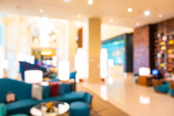 Abstract blur and defocus lobby decoration in hotel