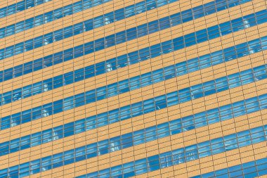 Güzel mimari ofis cam pencere doku ile Binası