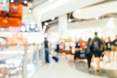 Soyut bulanıklık ve ufuk alışveriş merkezi mağazası