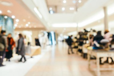 Soyut bulanıklık ve ufuk lüks alışveriş merkezi bölümü s