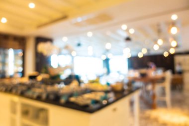 Soyut bulanıklık ve ufuk kafe Cafe ve büfe restaura