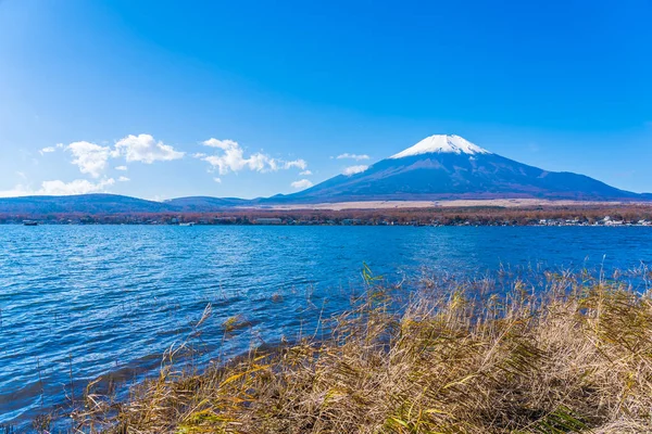 山富士山中湖の周りの美しい風景 — ストック写真