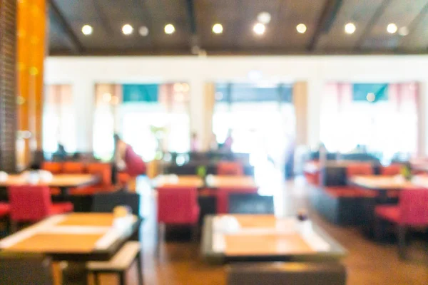 Abstract blur and defocused coffee shop and restaurant interior — Stock Photo, Image