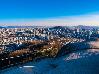 Bina Cityscape Seoul City güzel mimari