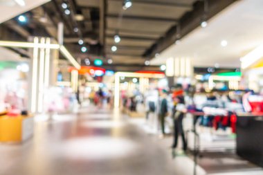 Soyut bulanıklık ve güzel lüks alışveriş merkezi Interio bulanıklık