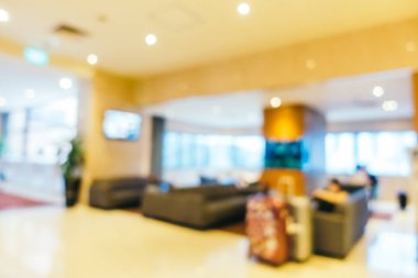 Soyut bulanıklık ve ufuk otel ve lobi iç