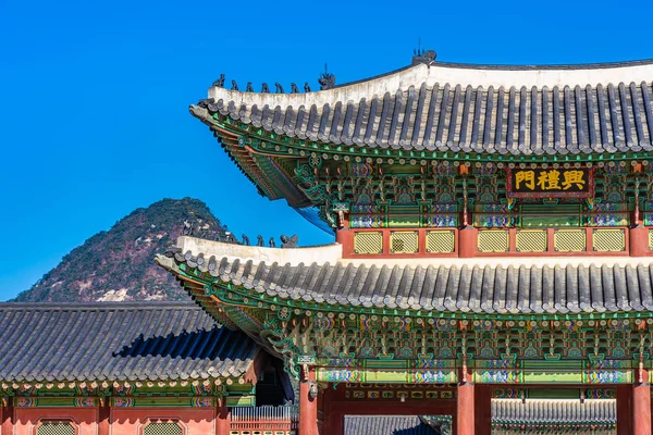 Παλάτι gyeongbokgung — Φωτογραφία Αρχείου