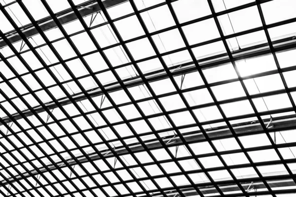 Abstrakta glas fönster tak arkitekturen exteriör — Stockfoto