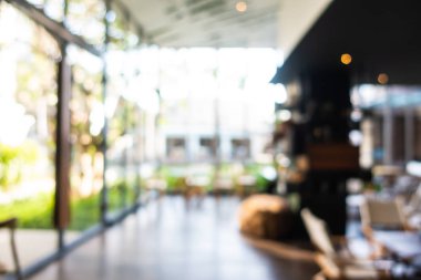 Soyut bulanıklık ve ufuk kafe Cafe ve büfe restaura