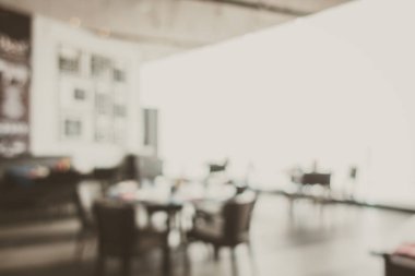Soyut bulanıklık ve defokus restoran ve kafe cafe interi