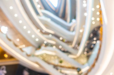 Soyut bulanıklık ve güzel lüks alışveriş merkezi Interio bulanıklık