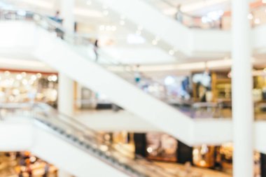 Soyut bulanıklık ve ufuk alışveriş merkezi mağazası