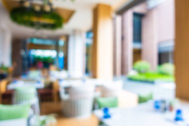 Soyut bulanıklık ve ufuk kafe ve Restoran iç
