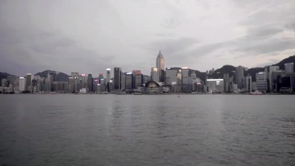 Riprese Panoramiche Della Moderna Megalopoli Città Asiatica — Video Stock