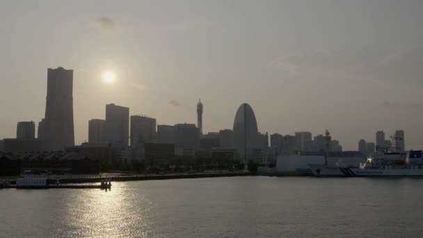 Szenische Aufnahmen Moderner Megalopolis Asiatischer Stadt — Stockvideo