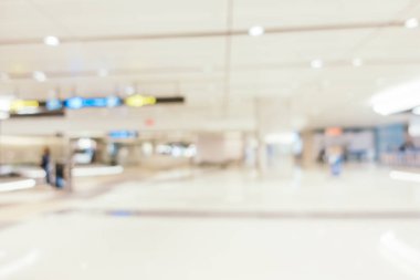 Soyut bulanıklık ve Havaalanı terminal defocused