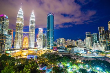 Dış Kuala Lumpur şehirde bina güzel mimari
