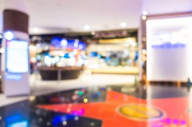 Soyut bulanıklık ve ufuk alışveriş ve perakende iç