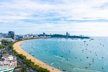 Pattaya Tayland - 26 Temmuz 2019 Güzel manzara ve cityscap