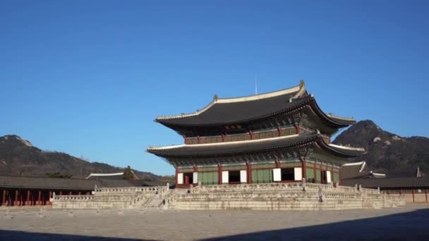 Filmaufnahmen Berühmter Chinesischer Tempel — Stockvideo