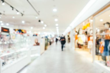 Soyut bulanıklık ve ufuk lüks alışveriş merkezi bölümü s