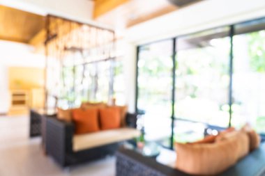 Soyut Blur otel lobi ve oda iç salon