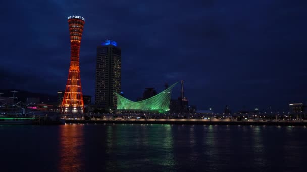 Images Panoramiques Mégalopole Moderne Ville Asiatique — Video