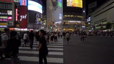 Modern megalopolis Asya şehrinin manzaralı görüntüleri