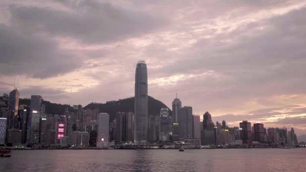 Scenic Footage Modern Megalopolis Asian City — Stock Video