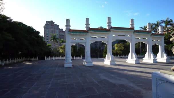 Imagens Cênicas Antigo Arco Palácio Chinês — Vídeo de Stock