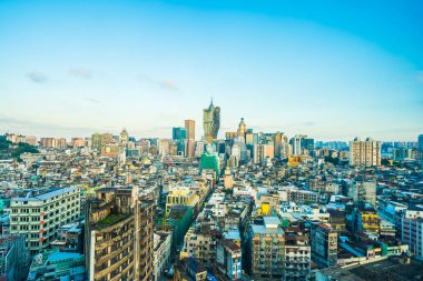 Bina Cityscape Makao şehrinin güzel mimari