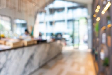 Soyut bulanıklık ve ufuk kafe Cafe ve büfe restaura