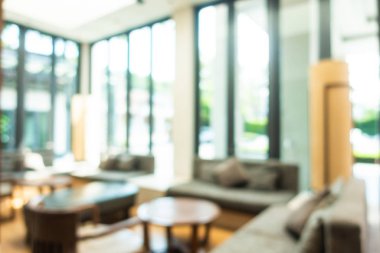 Soyut bulanıklık ve ufuk otel lobi ve salon iç 