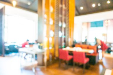 Soyut bulanıklık ve ufuk kafe ve Restoran iç