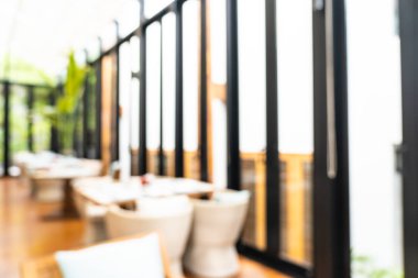Soyut bulanıklık ve defodaklı kahve dükkanı ve büfe restoran