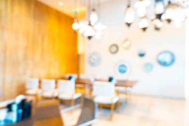 Soyut bulanıklık ve defocused açık büfe restoran ve kahve dükkanı CA