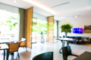 Soyut bulanıklık ve defocused açık büfe restoran ve kahve dükkanı CA