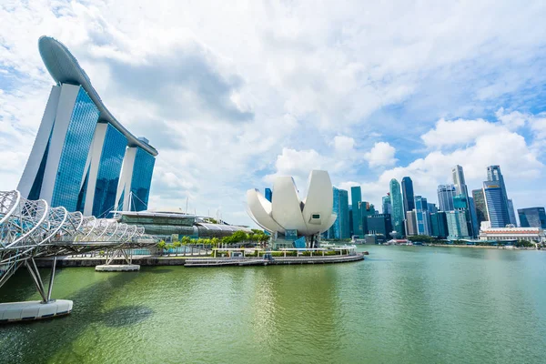 Singapore, 21 Jan 2019 : Beautiful architecture building skyscra — Stock Photo, Image