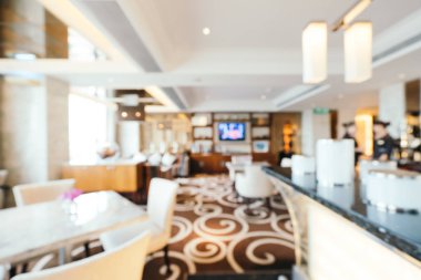 Soyut bulanıklık ve ufuk otel lobi iç