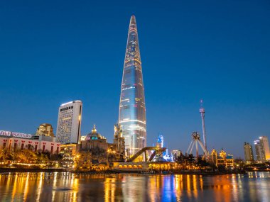 Seoul, Güney Kore: 8 Aralık 2018 güzel mimari boğa