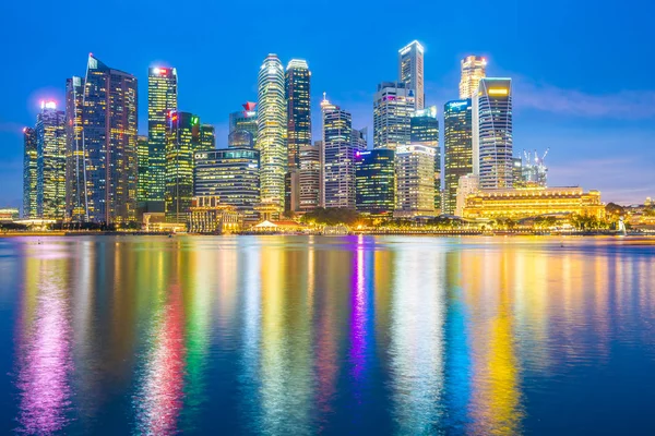 Singapur - 18 Ocak 2019: landma bina güzel mimari